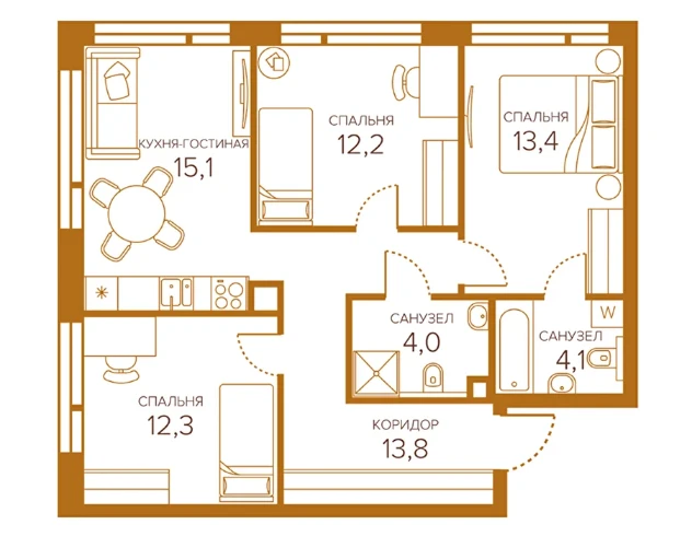 Квартира № 184